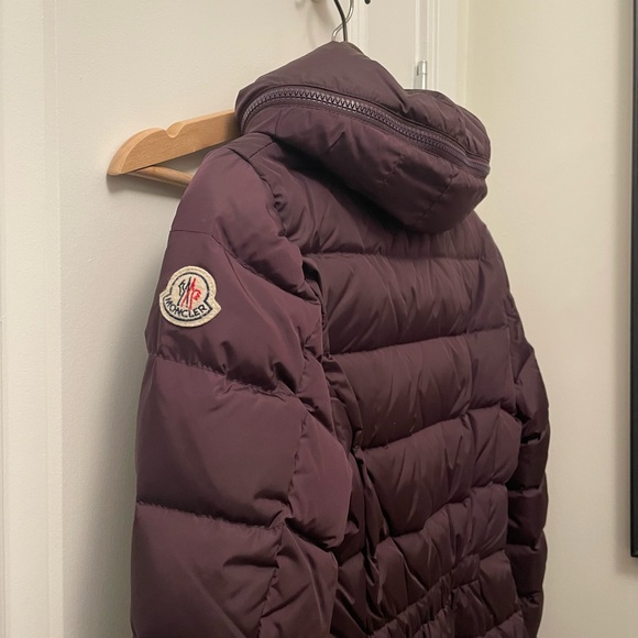 Moncler Women's Puffer Jacket - burgundy - Picture 4 of 11
